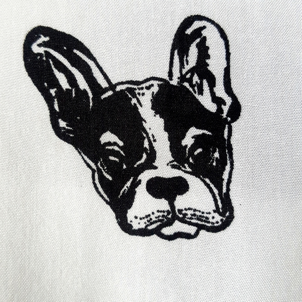 Love Notes crop top dog print